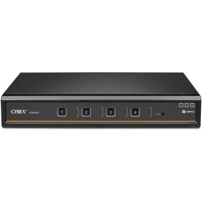 Vertiv Cybex SC900 Secure KVM | Dual Head | 4 Port Universal and DVI-D | NIAP version 4.0 Certified SC940DVI-400