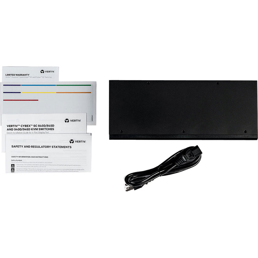 Vertiv Cybex Sc 940D Kvm Switch Black