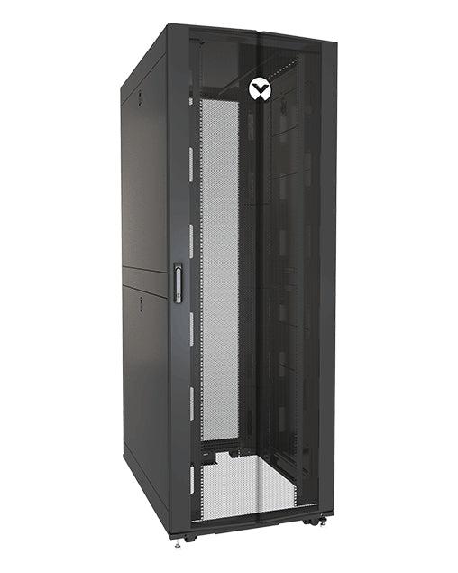Vertiv Vr3307Sp Rack Cabinet 48U Freestanding Rack Black, Transparent