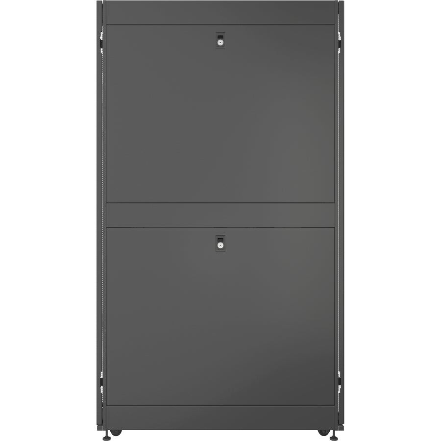 Vertiv Vr3100Taa Rack Cabinet 42U Freestanding Rack Black, Transparent