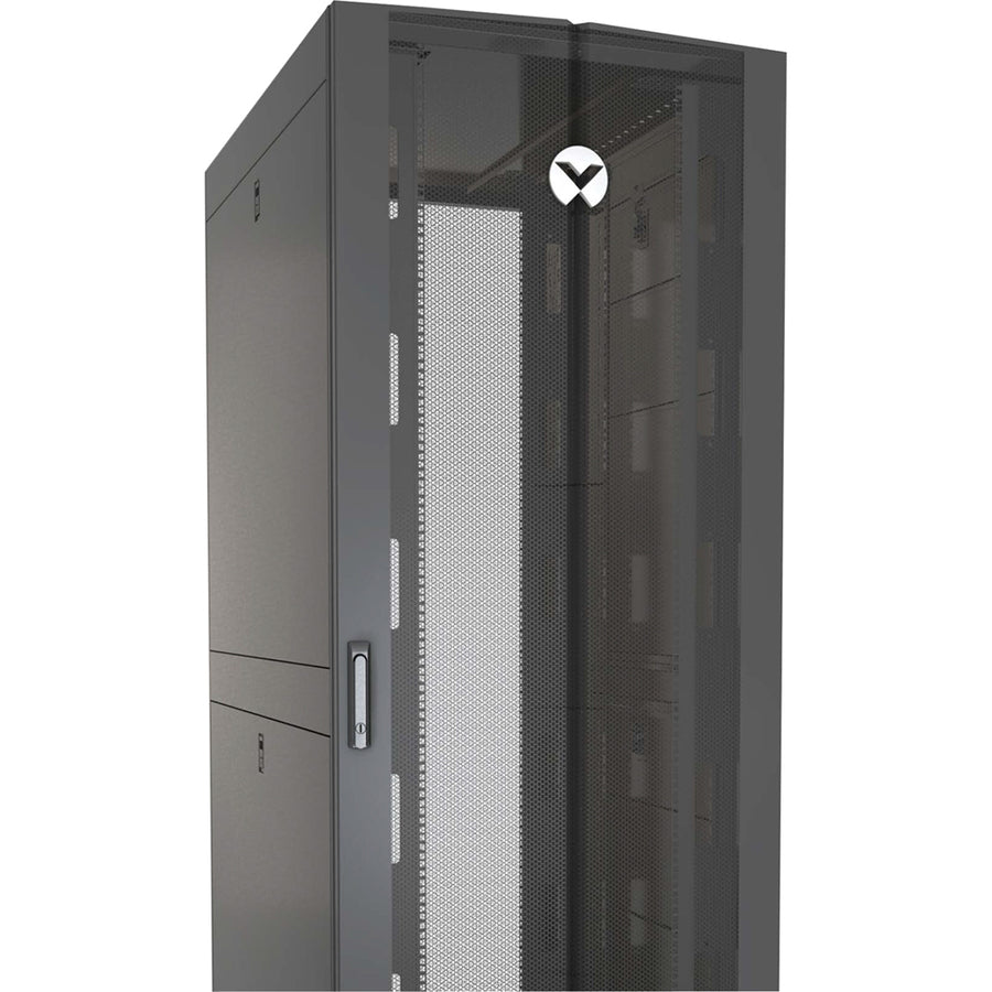 Vertiv Vr3350Sp Rack Cabinet 42U Freestanding Rack Black, Transparent