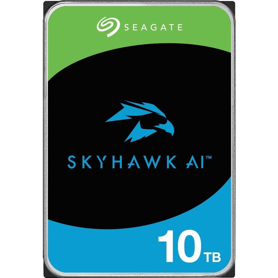 Video Surveillance Hard Drive - Seagate Skyhawk AI 10TB Storage | TecISoft ST10000VE001