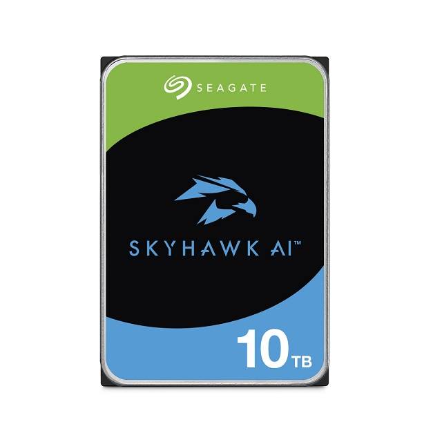 Video Surveillance Hard Drive - Seagate Skyhawk AI 10TB Storage | TecISoft ST10000VE001