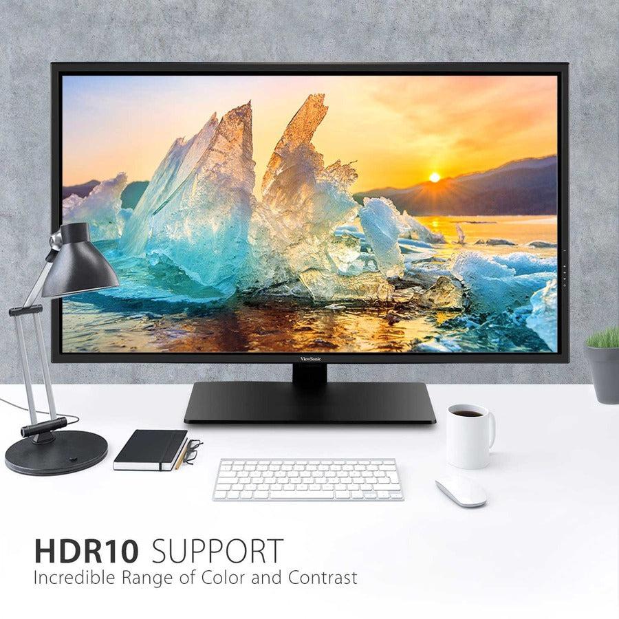 ViewSonic 43" 4K UHD Monitor with HDR10 and HDMI VX4381-4K