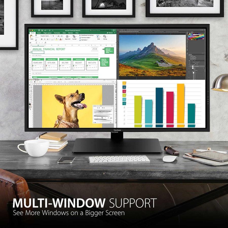 ViewSonic 43" 4K UHD Monitor with HDR10 and HDMI VX4381-4K