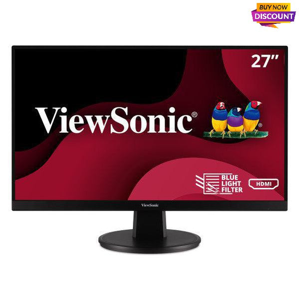 ViewSonic VA2747-MH 27" Frameless 1080p Monitor - FreeSync HDMI VGA Display | TechSoft
