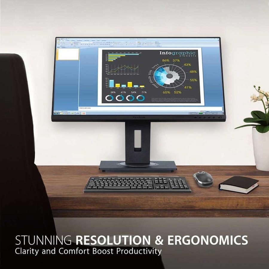 ViewSonic VG2455 24" Advanced Ergonomics Business Monitor