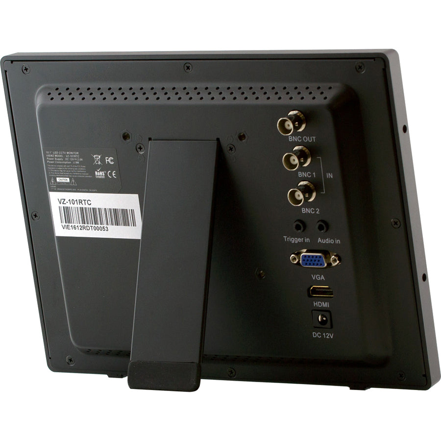 ViewZ VZ-101RTC WSVGA LCD Monitor - 16:9 - Black