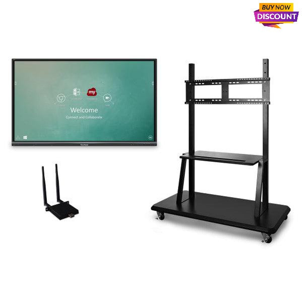 Viewsonic Ifp8650-E2 Interactive Whiteboard 2.18 M (86") 3840 X 2160 Pixels Touchscreen Black