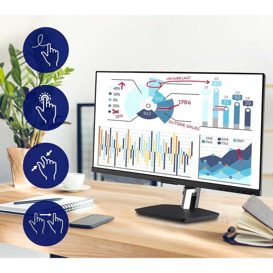 Viewsonic Id2455 Touch Screen Monitor 61 Cm (24") 1920 X 1080 Pixels Multi-Touch