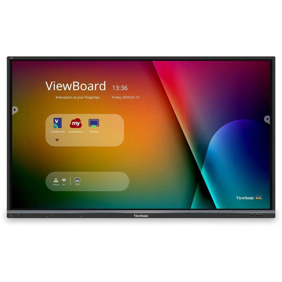 Viewsonic Ifp6550-E1 Interactive Whiteboard 165.1 Cm (65") 3840 X 2160 Pixels Touchscreen Black
