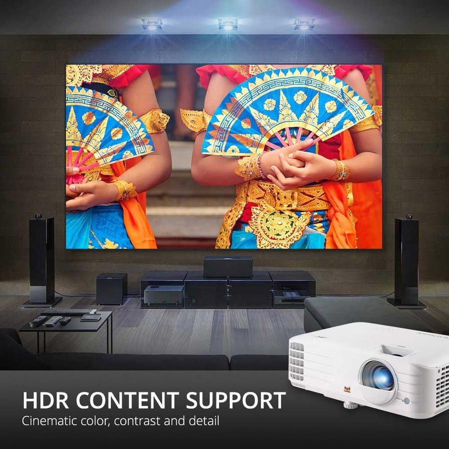 Viewsonic M2E Data Projector Short Throw Projector 1000 Ansi Lumens Led 1080P (1920X1080) 3D Grey, White