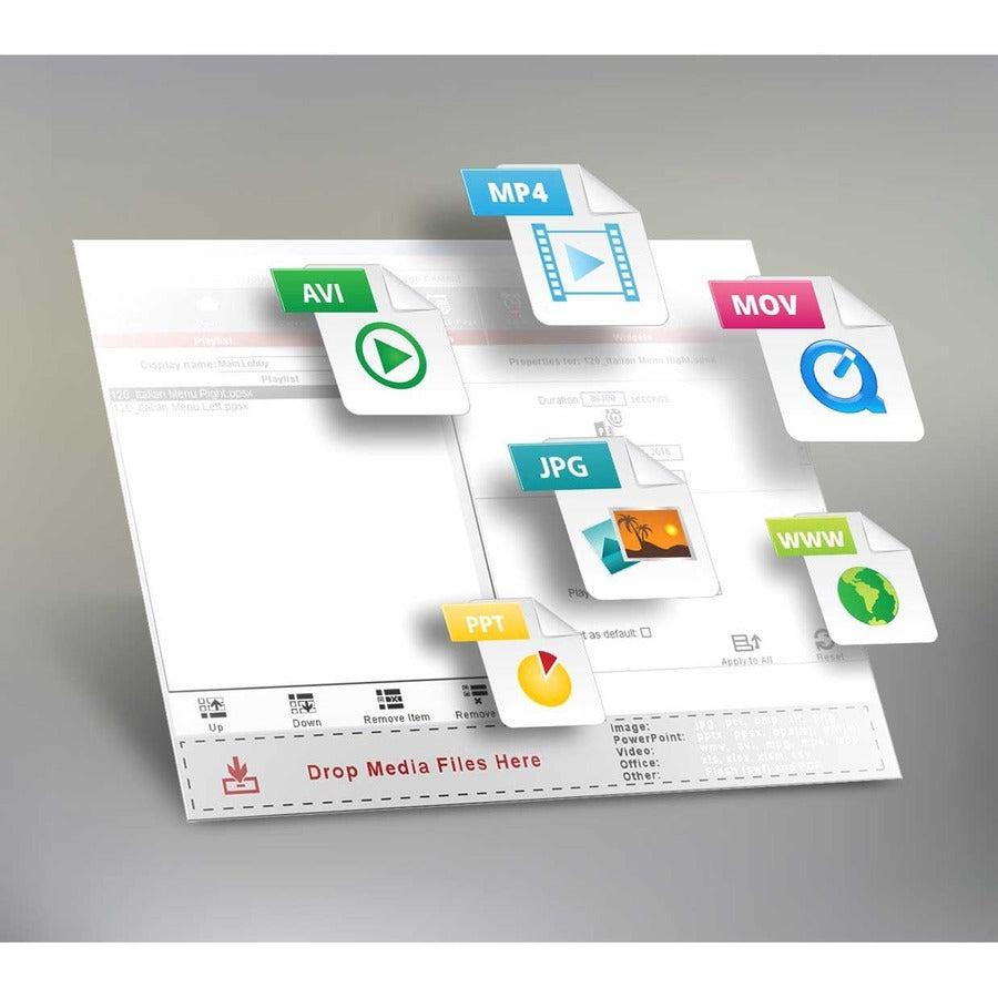 Viewsonic Moderro Nmp012 Black 4K Ultra Hd 8 Gb Ethernet Lan