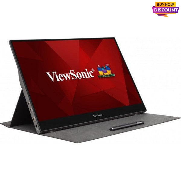 Viewsonic Td1655 Touch Screen Monitor 39.6 Cm (15.6") 1920 X 1080 Pixels Multi-Touch Multi-User Black, Silver