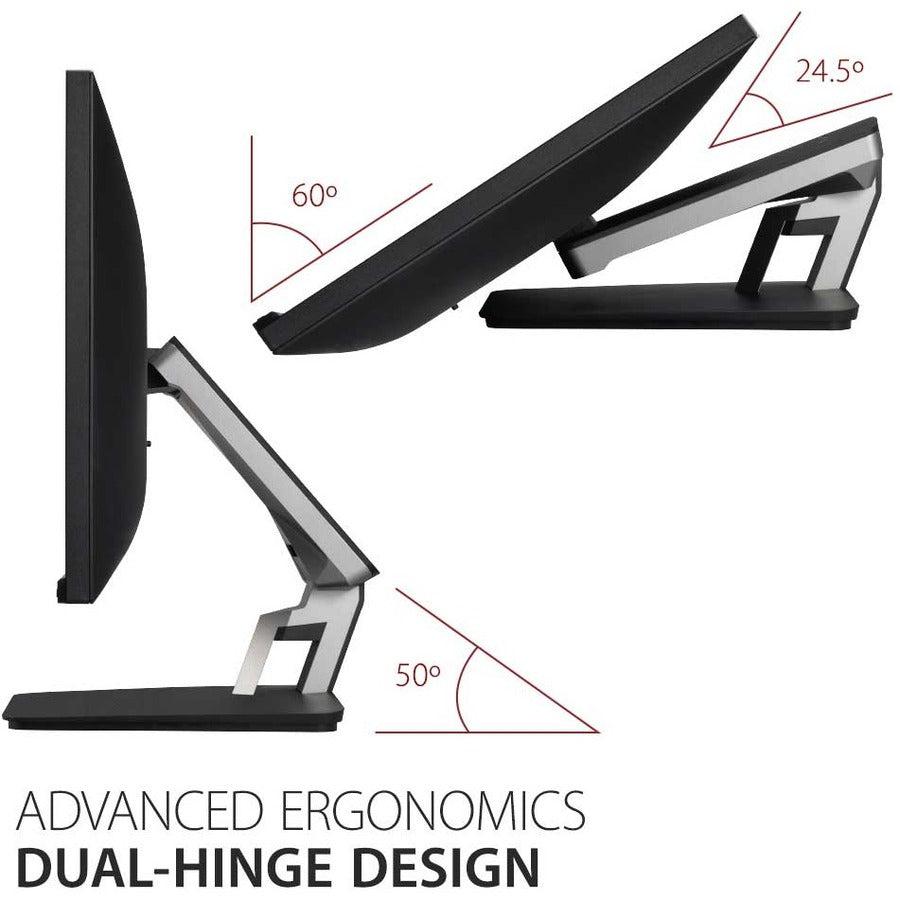 Viewsonic Td2455 Touch Screen Monitor 61 Cm (24") 1920 X 1080 Pixels Multi-Touch Table Black