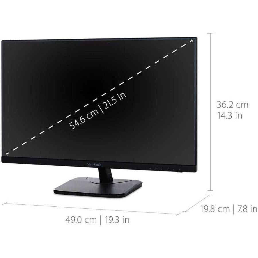 Viewsonic Va2256-Mhd 54.6 Cm (21.5") 1920 X 1080 Pixels Full Hd Led Black