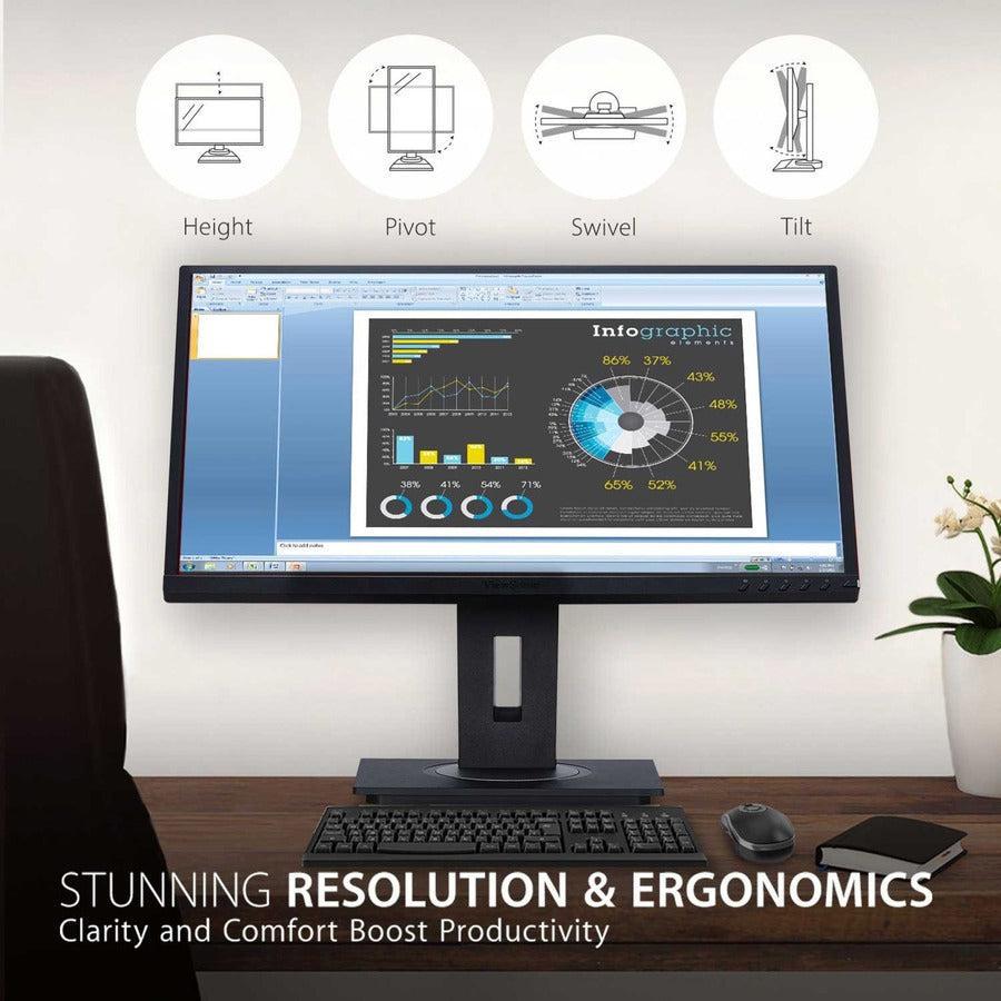 Viewsonic Vg Series Vg2448 Led Display 60.5 Cm (23.8") 1920 X 1080 Pixels Full Hd Black