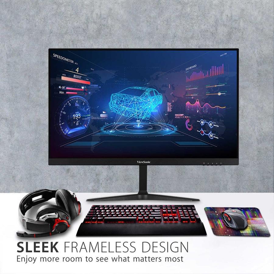 Viewsonic Vx Series Vx2418-P-Mhd Computer Monitor 61 Cm (24") 1920 X 1080 Pixels Full Hd Led Black