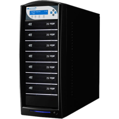 Vinpower Digital SharkBluCP Blu-ray/DVD/CD Tower Duplicator (Supports BD CopyProtection) SHARKBLUCP-S10T-BK