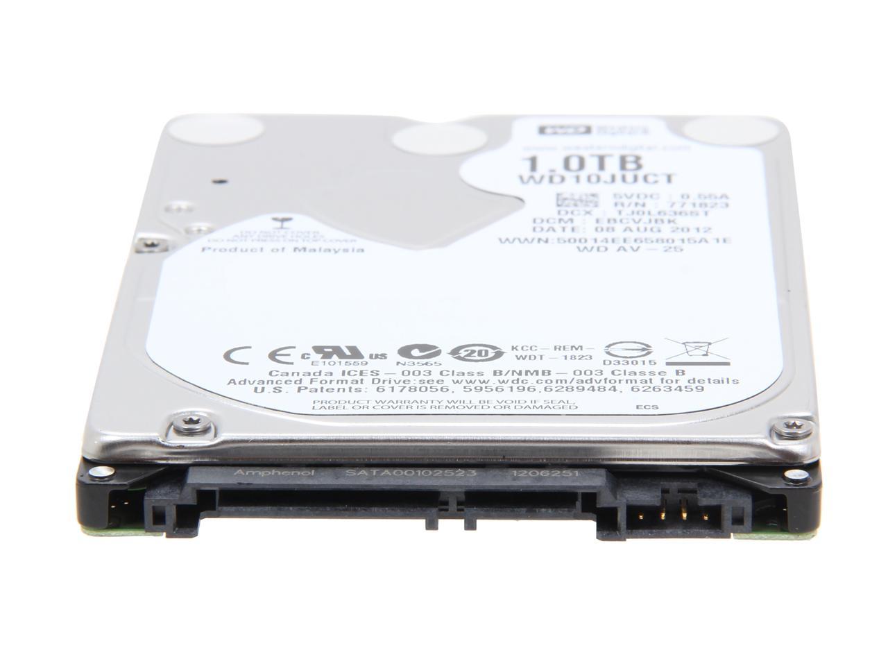Wd Av-25 1Tb 5400 Rpm 16Mb Cache Sata 3.0Gb/S 2.5-Inch Internal Hard Drive - Wd10Juct