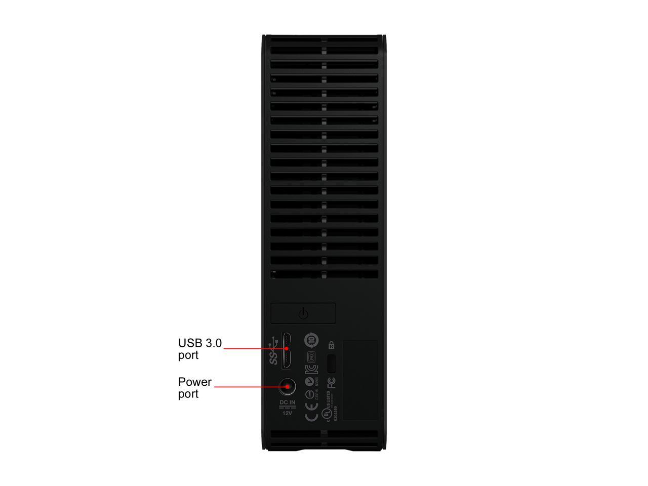 Wd Elements 10Tb Usb 3.0 Desktop Hard Drive Black Wdbwlg0100Hbk-Nesn