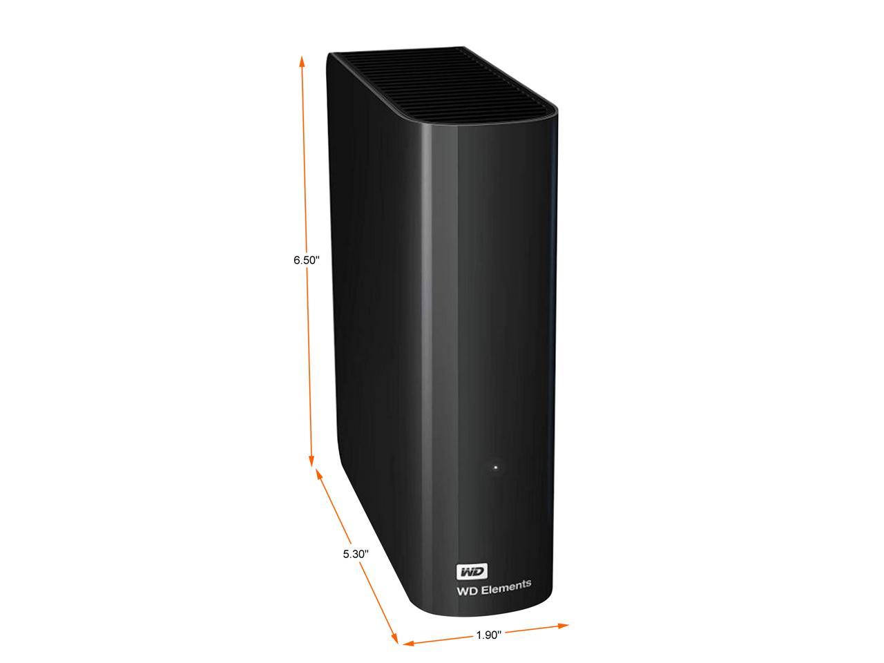 Wd Elements 14Tb Usb 3.0, Micro-B Desktop Hard Drive Wdbwlg0140Hbk-Nesn Black
