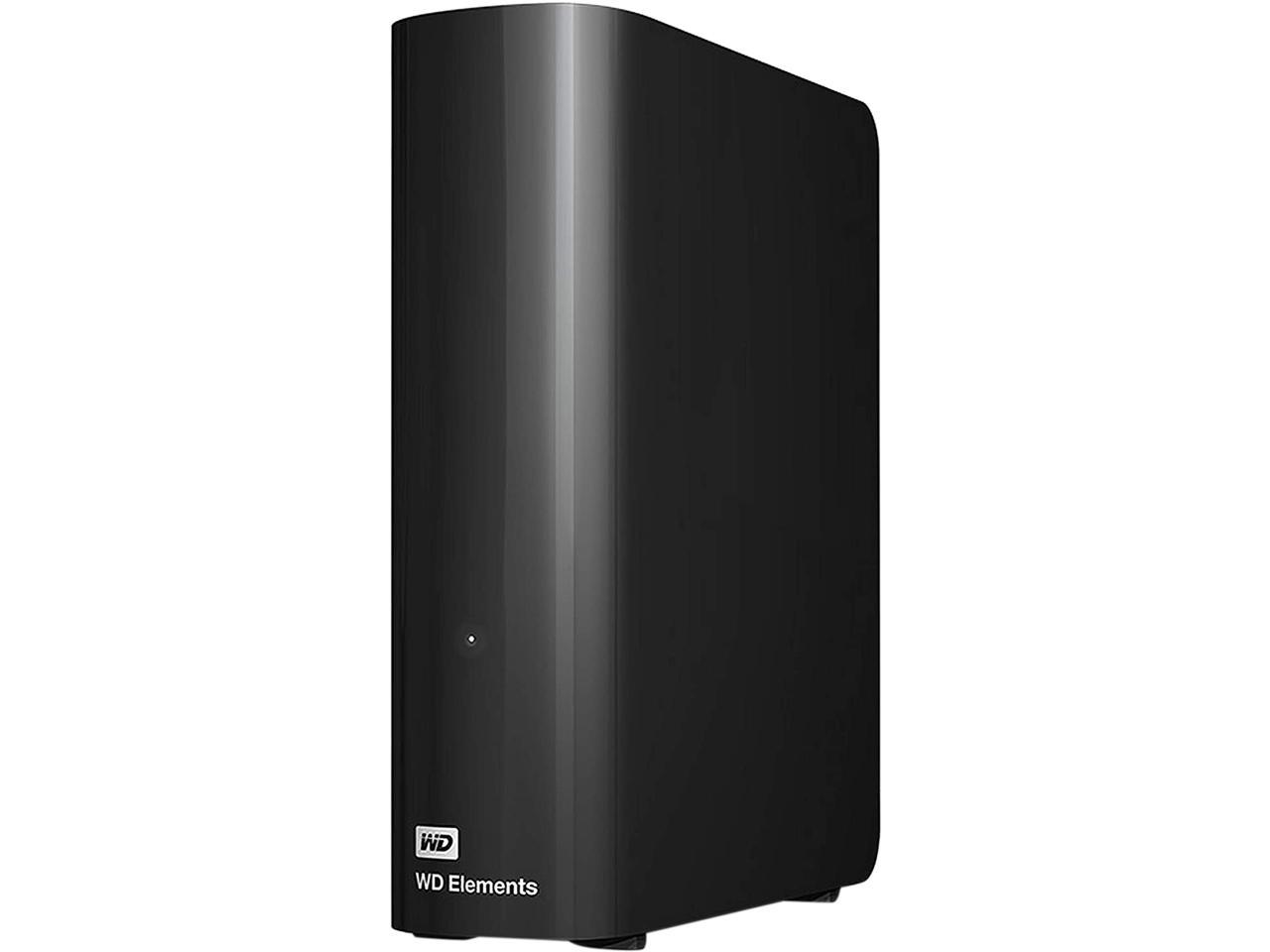 Wd Elements 18Tb Usb 3.0, Micro-B Desktop External Hard Drive Wdbwlg0180Hbk-Nesn Black
