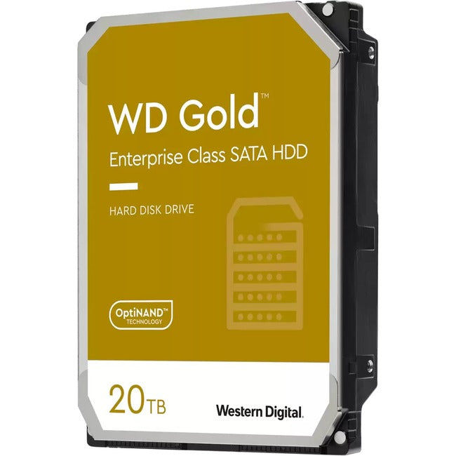WD Gold WD201KRYZ 20 TB Hard Drive - 3.5 Internal - SATA (SATA/600) - Conventional Magnetic Recording (CMR) Method" WD201KRYZ-20PK