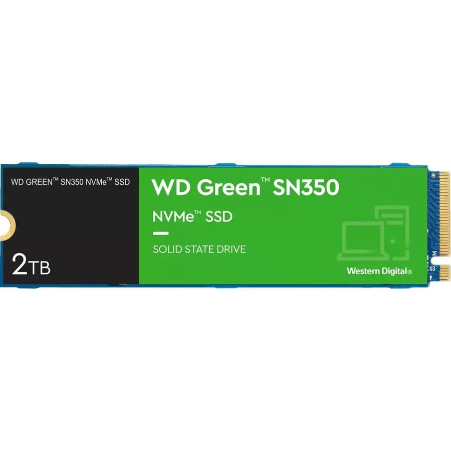 WD Green SN350 WDS200T3G0C 2TB Solid State Drive - M.2 2280 Internal - PCI Express NVMe