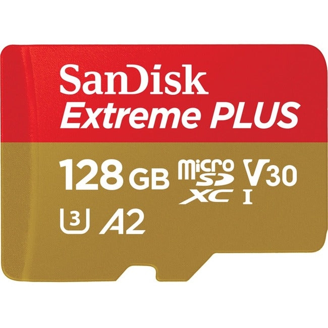 WD-IMSourcing Extreme PLUS 128 GB Class 10/UHS-I (U3) microSDXC SDSQXBZ-128G-ANCMA