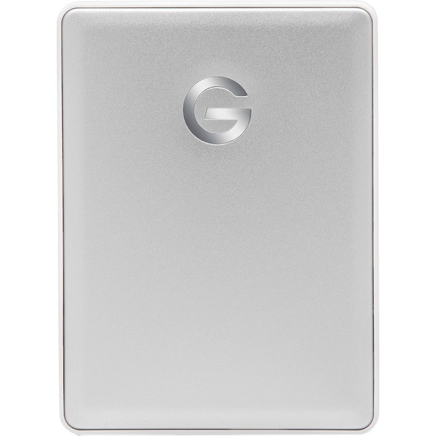 WD-IMSourcing G-DRIVE mobile USB-C 0G10339-1 2 TB Portable Hard Drive - 2.5 External - Silver"