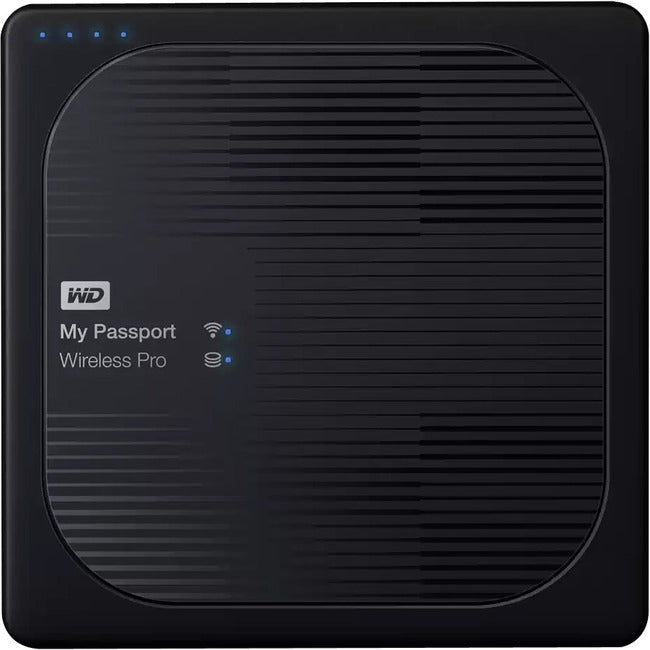 WD-IMSourcing My Passport Wireless Pro WDBSMT0040BBK-NESN 4 TB Portable Network Hard Drive - External - Black