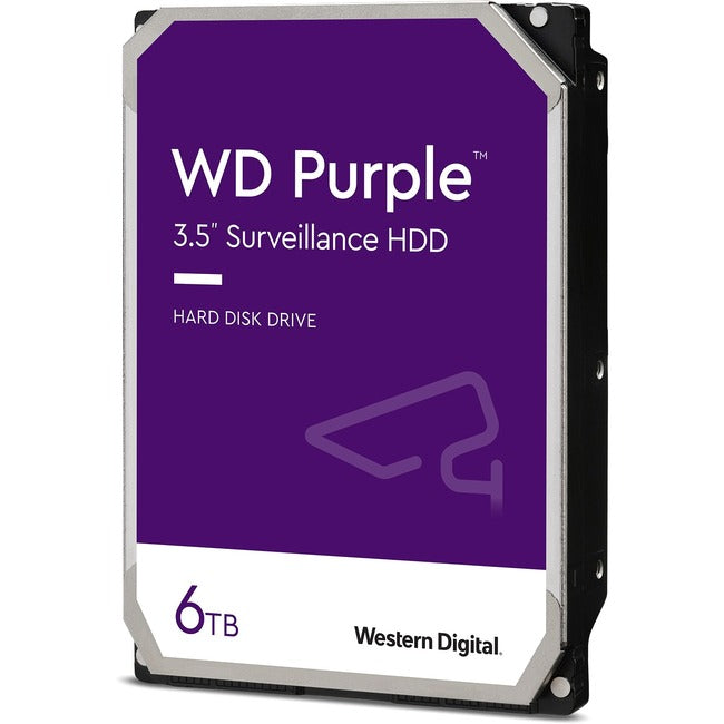 WD-IMSourcing Purple WD60PURZ 6 TB Hard Drive - 3.5 Internal - SATA (SATA/600)"