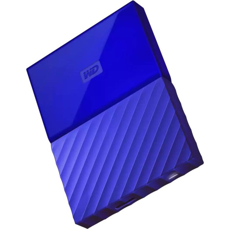 WD My Passport WDBYFT0030BBL-WESN 3 TB Portable Hard Drive - External - Blue