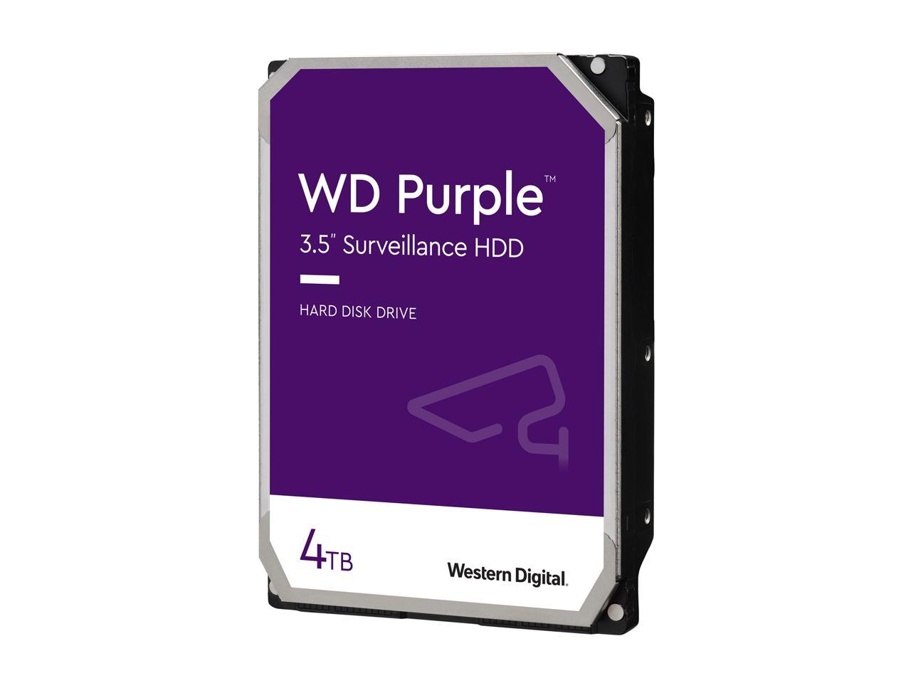 WD Purple 4TB Surveillance Hard Drive - Security Camera Storage | TecISoft WD40PURZ