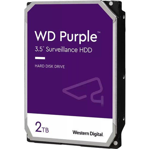 WD Purple WD22PURZ 2 TB Hard Drive - 3.5 Internal - SATA (SATA/600) - Conventional Magnetic Recording (CMR) Method" WD22PURZ-20PK