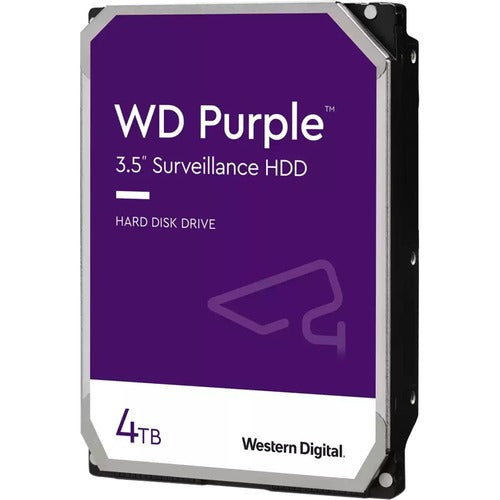 WD Purple WD42PURZ 4 TB Hard Drive - 3.5 Internal - SATA (SATA/600) - Conventional Magnetic Recording (CMR) Method" WD42PURZ-20PK