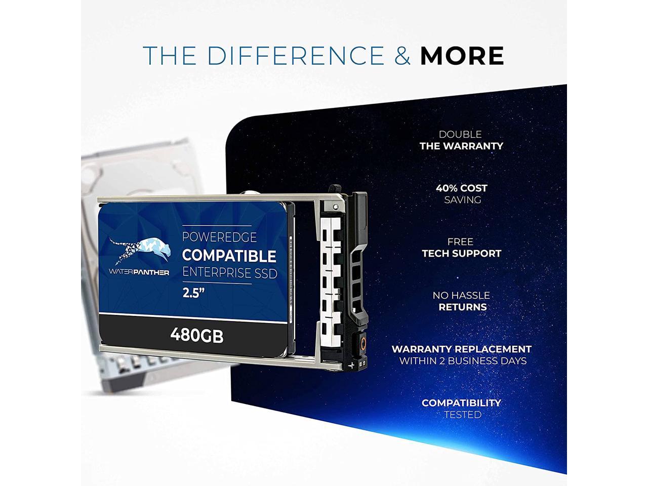 Wp 480Gb Sas 12Gb/S 2.5" Ssd For Dell Poweredge Servers | Enterprise Solid State Drive In 13G Tray
