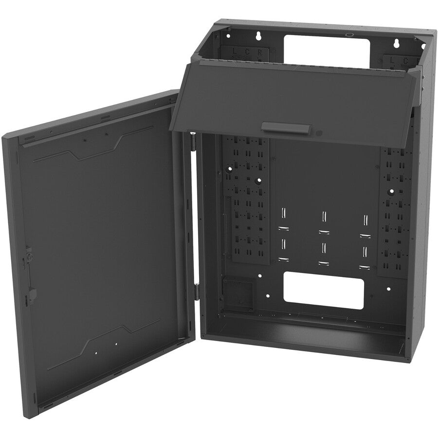 Wall Mount Cabinet - 8RU Vertical Network Rack | C2G VWMSD-8RU-42-B