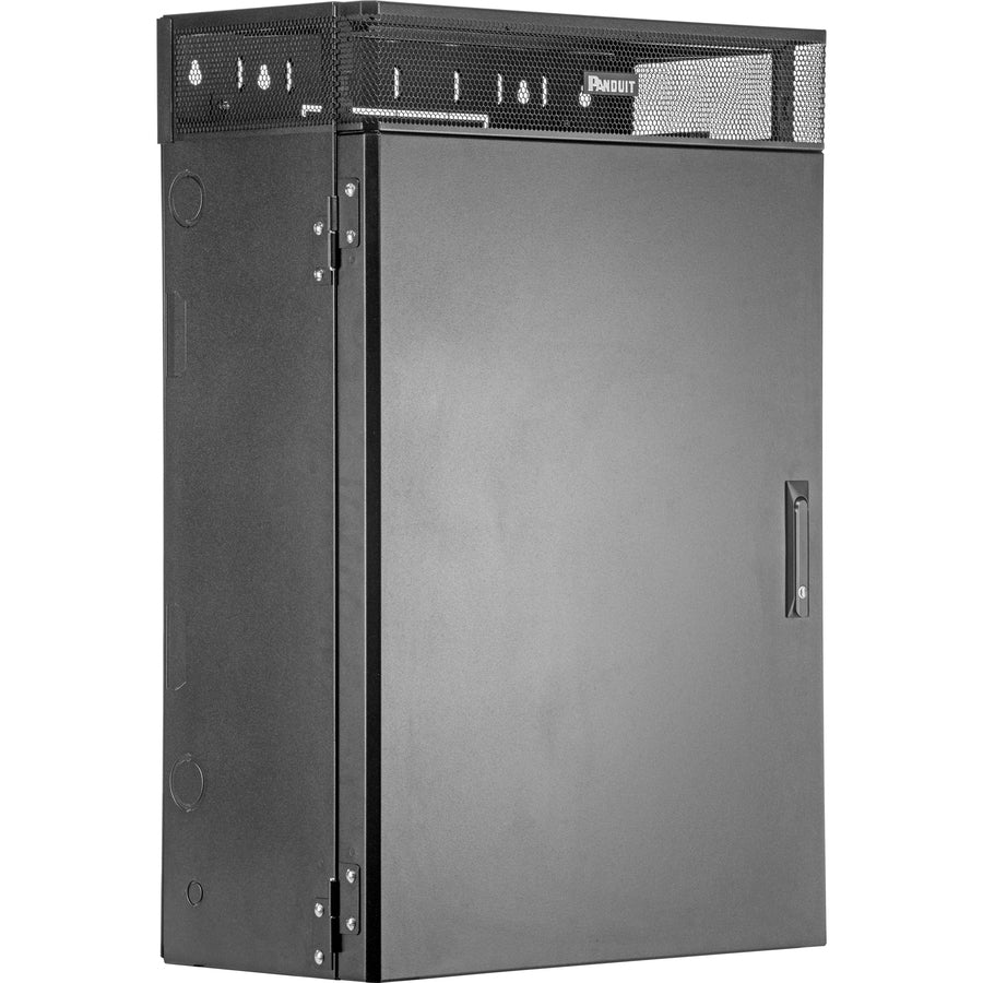 Wall Mount Network Enclosure - 6U TrueEdge Vertical Rack Cabinet | TecISoft WME6BL