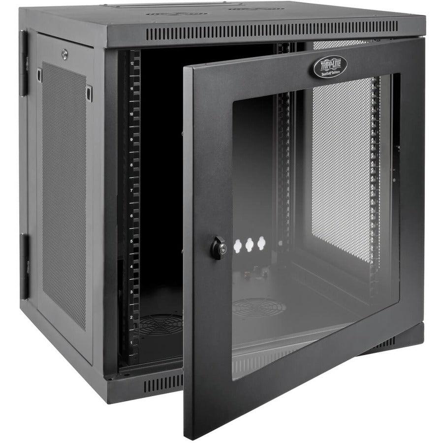 Wall Mount Rack 12U Cabinet - UPS Depth Server Enclosure | Tripp Lite SRW12USDPG