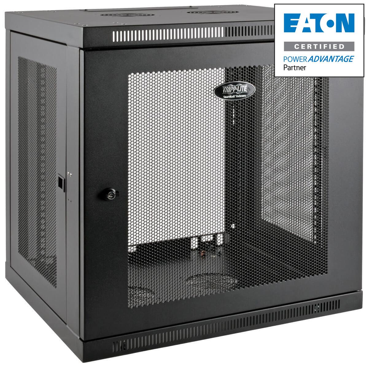 Wall Mount Rack 12U - SmartRack Switch-Depth Server Cabinet | Tripp Lite SRW12UDP