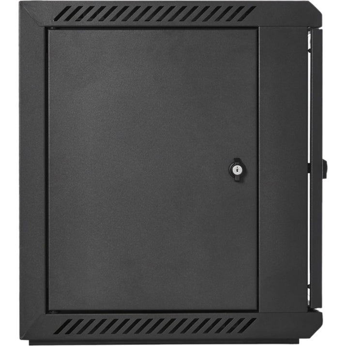 Wall Mount Rack Cabinet - 9U Glass Door Network Enclosure | TecISoft RMWC9UG450-1N