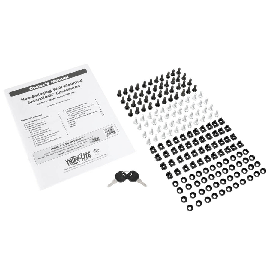 Wall Mount Rack Enclosure - 21U SmartRack Switch-Depth Cabinet | TecISoft SRW21UG