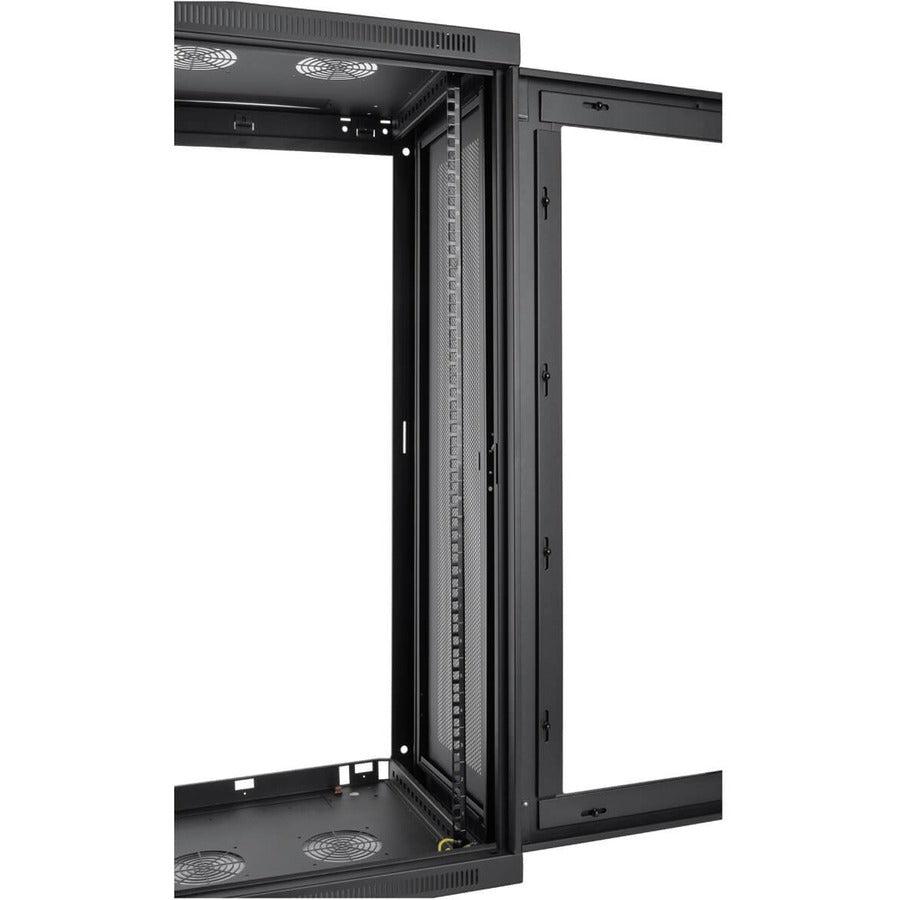 Wall Mount Rack Enclosure - 21U SmartRack Switch-Depth Cabinet | TecISoft SRW21UG