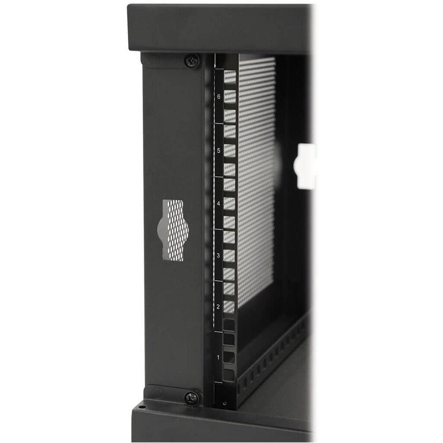 Wall Mount Rack Enclosure 6U - Switch-Depth Cabinet | TecISoft SRW6UKD