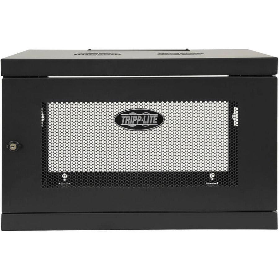 Wall Mount Rack Enclosure 6U - Switch-Depth Cabinet | TecISoft SRW6UKD