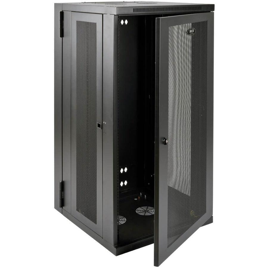 Wall-Mount Rack Enclosure - SmartRack 26U UPS-Depth Wall-Mount Half-Height Rack | Tripp Lite SRW26USDP