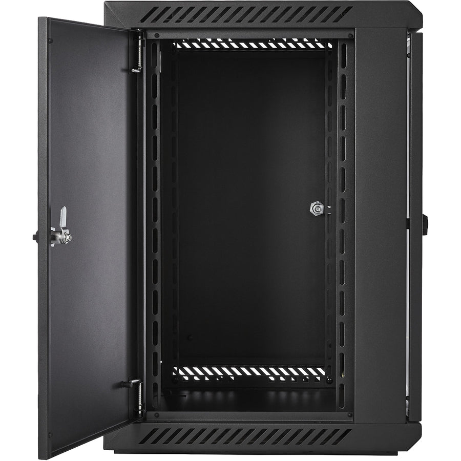 Wall Mount Rack Enclosure - V7 12U Glass Door Server Cabinet | Network Equipment RMWC12UG450-1N