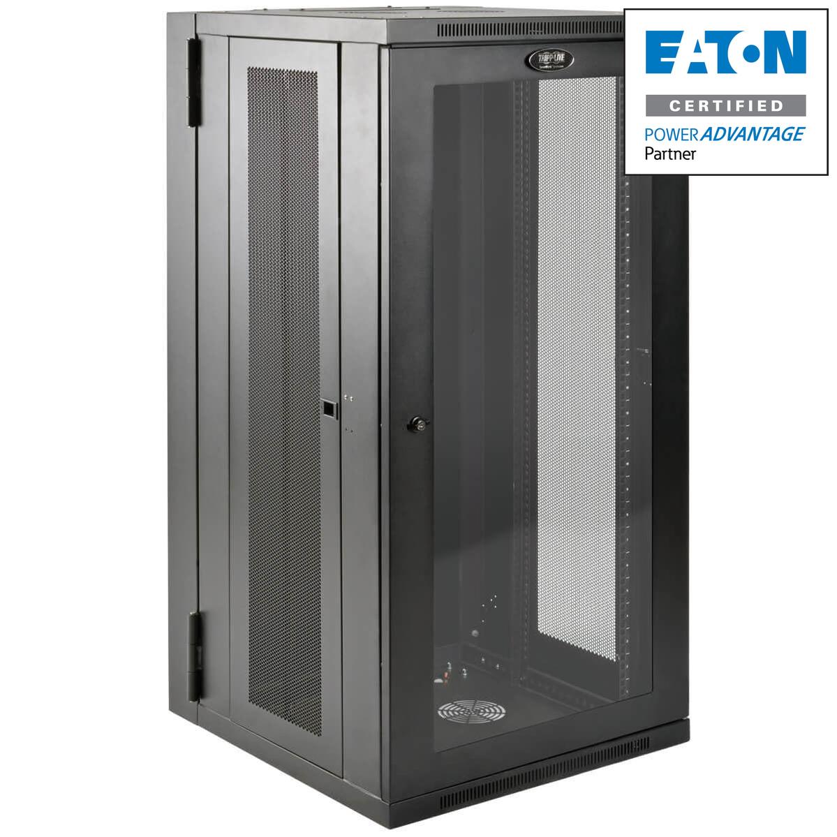 Wall Mount Server Rack 26U UPS Depth - Tripp Lite SmartRack with Clear Window | TecISoft SRW26USDPG